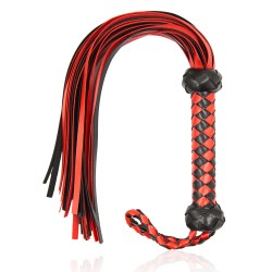 black and red fancy flogger