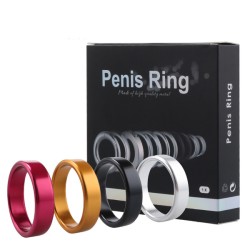 colorful aluminum cock ring