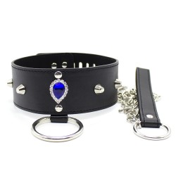 posture collar steel spiked with diamond