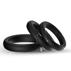 triple silicone cock ring set