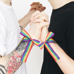 d708 lgbt rainbow ribbon 905cm 10pcs