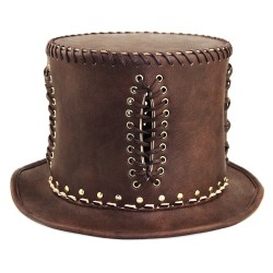 mens steampunk sutural hat