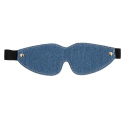 denim bondage blindfold