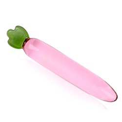 radish fruit glass anal plug