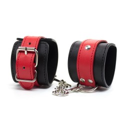 black red locking cuffs